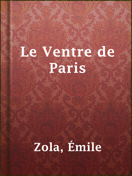 Cover image for Le Ventre de Paris